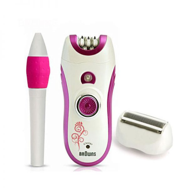 BROWNS BS-3026 LADY SHAVER EPILATOR & NAIL TOOLS