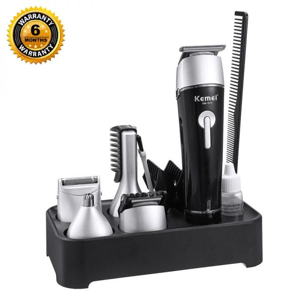 KEMEI KM-1015 GROOMING KIT 10 IN 1 HAIR TRIMMER FOR MEN