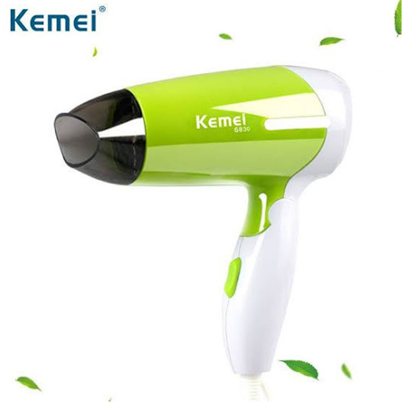 Kemei Km-6830 ELECTRIC FOLDING COMPACT TRAVEL HAIR DRYER