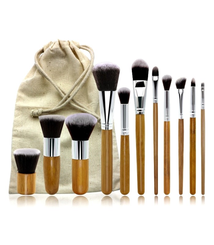 Bamboo Make Up Brush set 11PCS