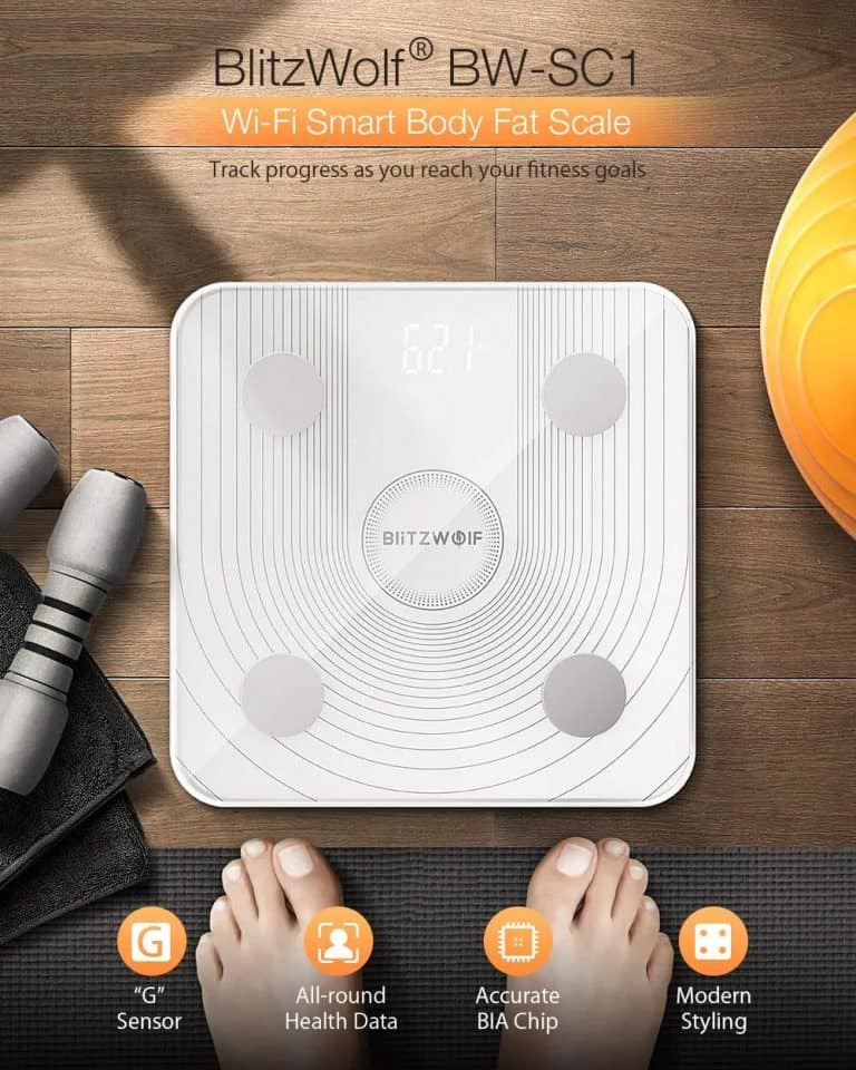 BlitzWolf BW-SC1 Smart Body Fat Scale - White