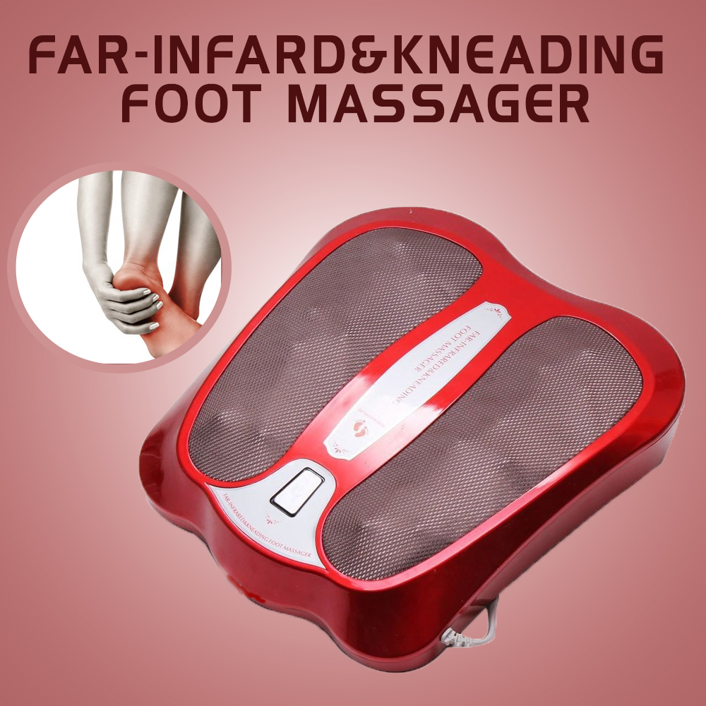 far infrared Foot and kneading foot massager - Red