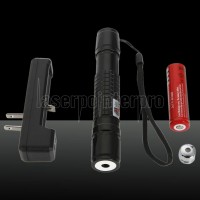 10 মাইল 532nm অ্যাডজাস্টেবল ফোকাস সবুজ লেজার পয়েন্টার বিম লাইট পেন + স্টার ক্যাপ 5mw