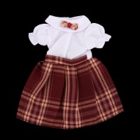 3x Dolls Clothes Mini Dress Cloth DIY for 31cm Doll Kids Toys Without Doll