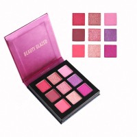 Beauty Glazed Makeup 9 Colors Eyeshadow Pallete Waterproof Diamond Glitter Shimmer Eye Shadow Powder Professional Shadow Kit-JUPITER