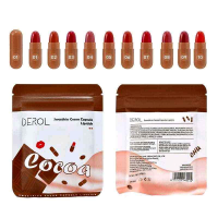 DEROL 10 Colour Bag Cocoa Capsule Mini Candy Matte Lipstick Kit - DR041