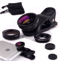 DoomHot Mobile Phone Camera Lens Cell Phone Lens Wide Angle Micro Camera 2 IN 1 Clip Lens Professional Universal Clip Phone Lens For Samsung Xiaomi