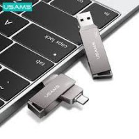 USAMS TYPE-C+USB3.0 ROTATABLE HIGH SPEED FLASH DRIVE 128GB/256GB