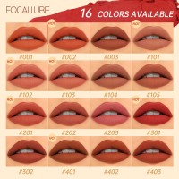 FA 203 - Focallure PURE MATTE Lipstick (16 Variations)
