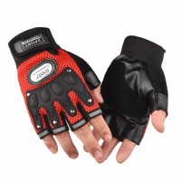 Men Sports Fitness Outdoor Anti Slip Wear-resistant Half Finger Gloves