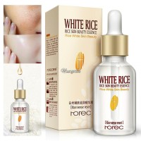 ROREC Natural Organic White Rice face Serum collagen Reduces Wrinkles Dark Spots anti-aging Sun Damage Corrector skin care