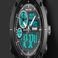 SKMEI New Men Sports Watches Digital Fashion Watch EL Light Dual Display Watch Alarm Chrono Sport 50M Waterproof Wristwatches 1361