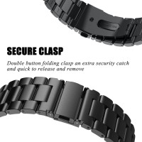 Stainless Steel Metal Bracelet For Fitbit Versa 3 Smart Watch Band Replacement Wrist Strap For Fitbit Sense Versa3 Accessories