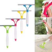 Water spray glass cleaner window cleaner glass scraping tile floor housework cleaning tool (Multi-Color)