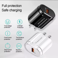 18W Quick Charger QC3.0 USB Charger EU US Wall Mobile Phone Charger Adapter for Fast Charging for Samsung