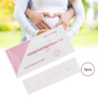5 pcs HCG Early Pregnancy Test God Colloid Strip Quick screen detection for women