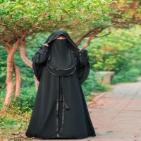 Arabian Mohua Burkha Jorjet Borkha Dubai Cherry Georgette Borkha For Stylish Women Borka By Style Fix