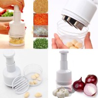 Chopper Cutter Slicer Peeler Dicer Vegetable Onion Garlic Kitchen Pressing Food