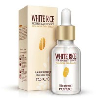 ROREC Natural Organic White Rice face Serum collagen Reduces Wrinkles Dark Spots anti-aging Sun Damage Corrector skin care