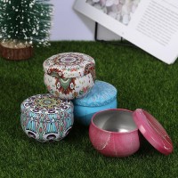 Scented Candle Empty Box Natural Tin Can Home Decoration Outdoor Candy Box Gift