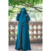 Arabian Mohua Burkha Jorjet Borkha Dubai Cherry Georgette Borkha For Stylish Women Borka By Style Fix