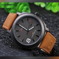 Black Analog Watch For Men