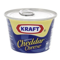 Kraft Processed Cheddar Cheese Tin - 190gm (Imported)