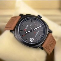 Black Analog Watch For Men