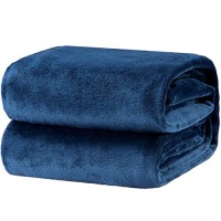 Winter Micro Fiber Bed Blanket - NAVY BLUE