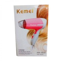 Kemei Km-6830 ELECTRIC FOLDING COMPACT TRAVEL HAIR DRYER