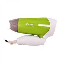 Kemei Km-6830 ELECTRIC FOLDING COMPACT TRAVEL HAIR DRYER