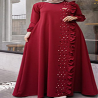 abaya borka Ripid Gown Dubai Cherry stylish party borka hijab fashion collection Fashionable khimar Lycra borka for Women