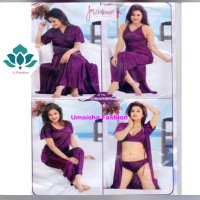 Fashionable 6 Part Nighty Dress For Ladies