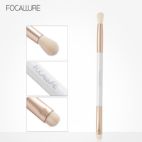 Focallure Professional Fluffy White Double-Head Makeup Brush
