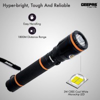 Geepas Waterproof LED Flash light GFL4659N