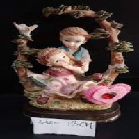 Gk195 Decorative Showpiece valentines day gift beautiful Artistic & Modern Design Made By Ceramic Height 13cm
