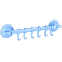 1PC Adjustable Hook Rack Double Suction Cup Towel Rack Hanging Shelves Hook Holder Lock Type Sucker Kitchen Bathroom Accessories