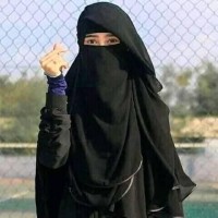 Muslim Wear 3 Layer Black Pipen Butterfly Hoodie Niqab Hijab For Women