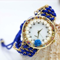 NRAW4 FB2 Red Nylon Women Watch (free size) Ladies Bracelet Girls