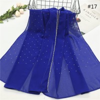 Stone design chiffon georgette hijab Malaysian hijab new aarival hijab