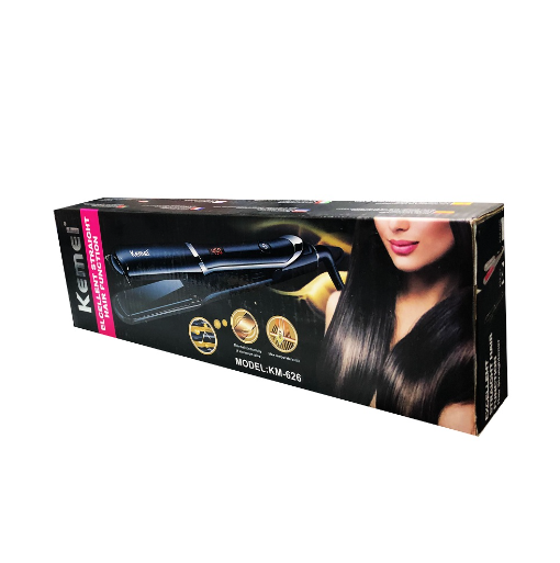 Kemei KM-626 Professional Electric Hair Straightener Ceramic Anti-Static New