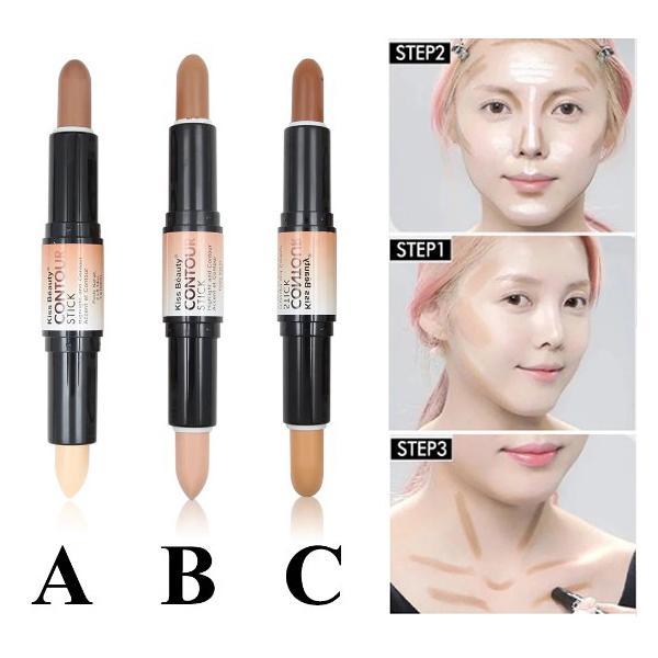 Kiss Beauty Contour Stick 2 in 1 Highlight and Contour Accent