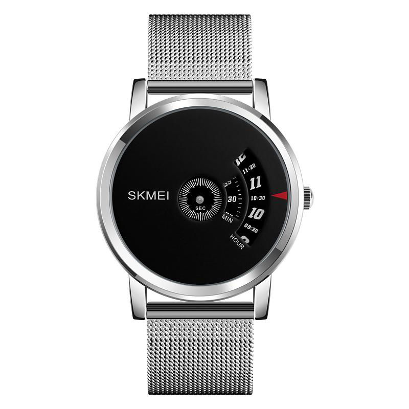 SKMEI Fashion Quartz Waterproof Creative Stainless Steel Business Watch For Men 1260