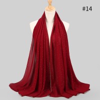 Stone design chiffon georgette hijab Malaysian hijab new aarival hijab