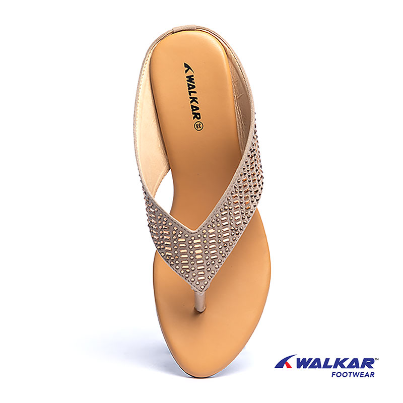 Walkar Ladies Wedge Beige